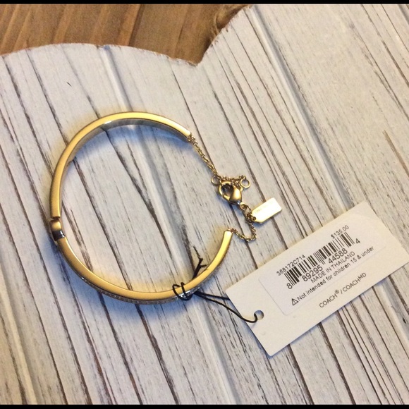 Authentic Coach Rhinestone Bracelet NWT - Picture 5 of 5